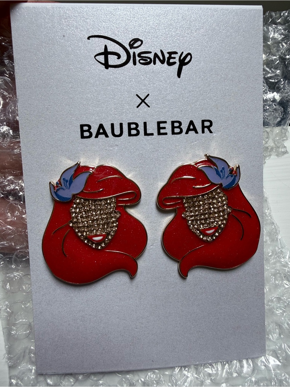 Women's Disney Ariel Face Earrings